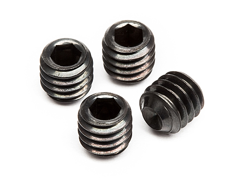 HPI Z721 - Set Screw 4pcs. M4x4 (R10, Nitro 3, Bullet, Vorza, Savage, Savage Octane)