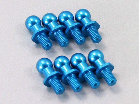 Kose K-1612 - 5mm Alum Pivot Ball Stud 8pcs Blue