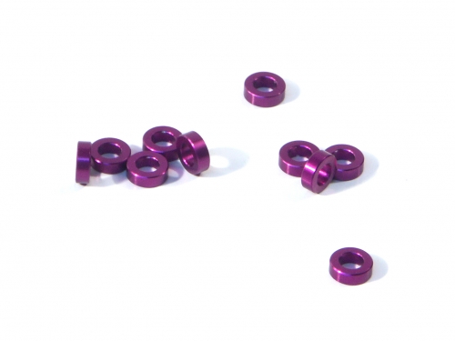 HPI Z818 - Alum Washer 3x6x2.5mm Purple 10pcs. 