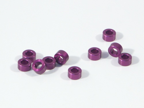 HPI Z819 - Alum Washer 3x6x3.0mm Purple 10pcs. 