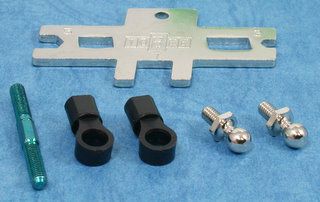 Tobee Craft 43040 - Steering Linkage Rod Set (Tamiya TT01)