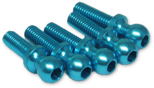 Tobee Craft 43940 - Alum Hex Ball Stud, Length: 9mm