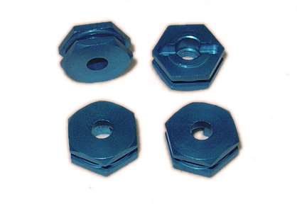 Hong Nor ES-13 - 12mm Alum Hex Wheel Hub 5.5mm Thick 4pcs 