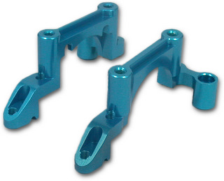 Jet Racing TA-10LB - 7075 Lower Bulkhead, Front / Rear (TA05 Ver 2) 