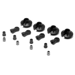 Losi LOSA5435 - 15mm Shock Ends, Cups, Bushing (8B 2.0)