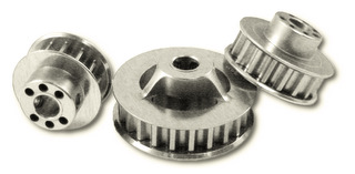 Jet Racing PU-15S - 7075 Pulley 15T Silver (for 4mm Shaft)