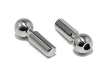 Square STX-80 - Titanium SusBall 8pcs (Tamiya TG10 MK2)