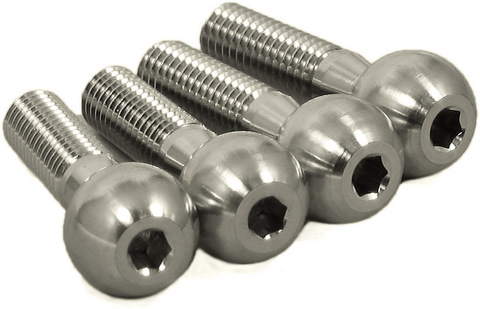 Square SKV-8 - Titanium Suspension Ball 4pcs (Kyosho V1RRR EVO)