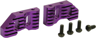 Square SGG-8P - Alum Heatsink Engine Mount Purple (1-10 GP Car)