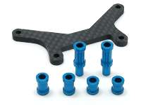 Square STG-11F - Graphite Front Stiffener (Tamiya DF02)