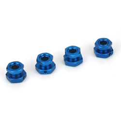 Losi LOSB3512 - 20mm Wheel Hex Set, Blue (LST2, MUG)