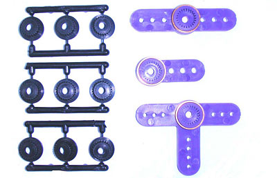 Hong Nor 312P - Universal Servo Horn, Purple (DM-ONE)