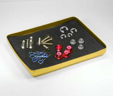 Take Off TO362G - Alum Parts Tray with Magnet Sheet, Gold