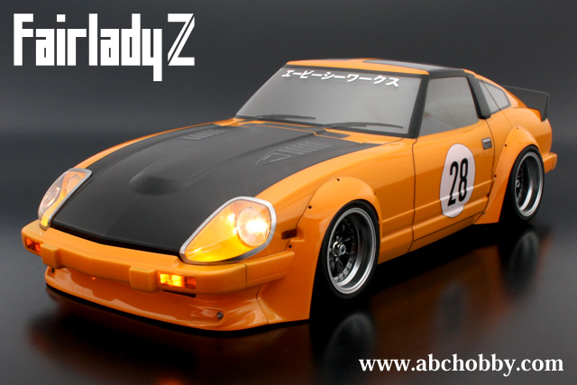 ABC 66135 - Nissan Fairlady Z (S130) Clear Body + Over Fender Kit 