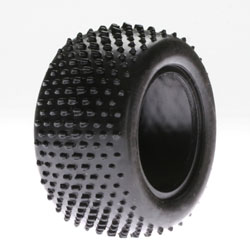 Losi LOSB1163 - Rear Tires w/Foam, Taper Pin (Mini-T (2))