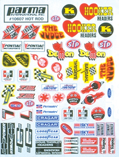 Parma 10607 - Decal, Hot Rod