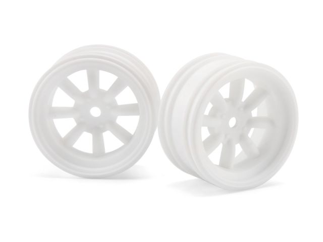HPI 3935 - MX60 8-Spoke Wheel White 3mm Offset 2pcs