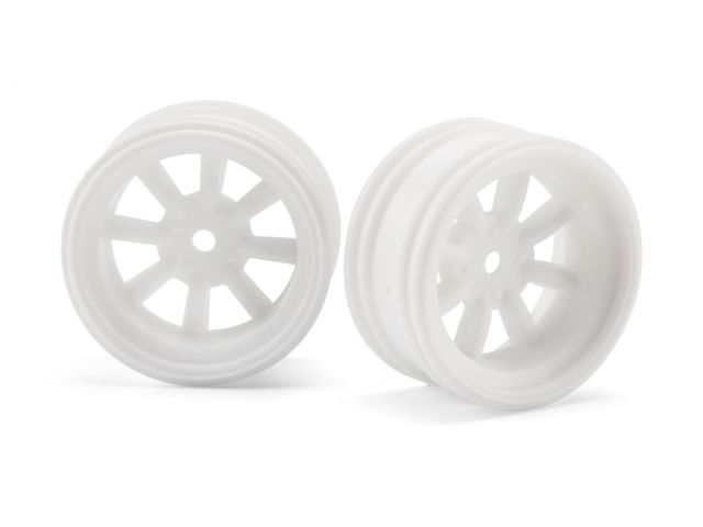 HPI 3940 - MX60 8-Spoke Wheel White 6mm Offset 2pcs
