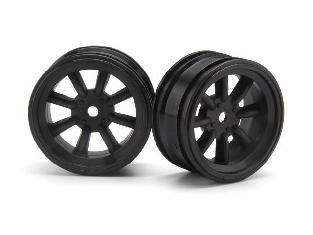 HPI 3936 - MX60 8-Spoke Wheel Black 3mm Offset 2pcs *DISCONTINUED*