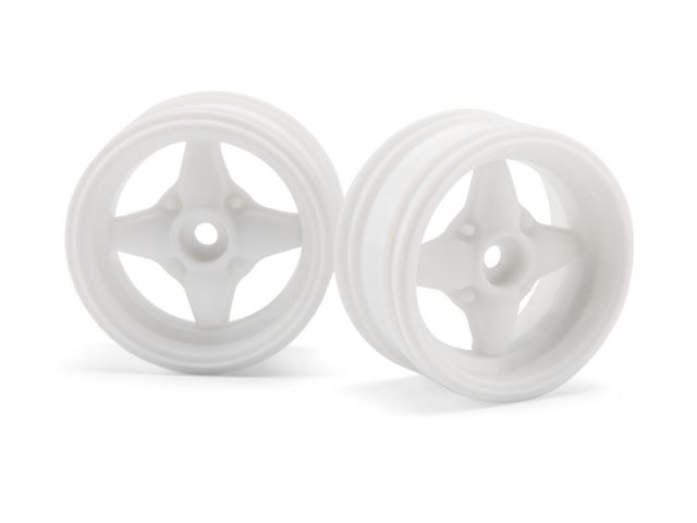 HPI 3905 - MX60 4-Spoke Wheel White 3mm Offset 2pcs 