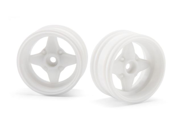 HPI 3910 - MX60 4-Spoke Wheel White 6mm Offset 2pcs 
