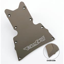 Losi LOSB2263 - HD Front Bottom Plate, Hard Anod (LST,LST2,AFT,MGB)