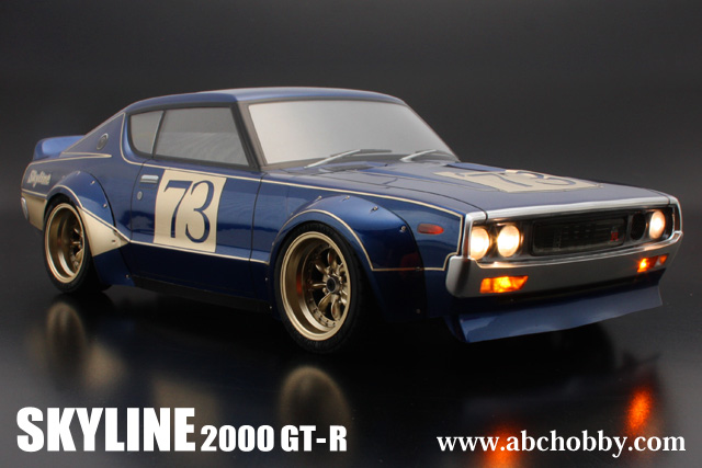 ABC 66136 - Skyline 2000 GT-R (KPGC110) Clear Body + Over Fender  Kit 