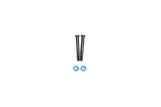 K-Factory K8030 - Stainless Steel 3x25.5mm Hardened Pin with Lock Nut (Kyosho MP777, ST-R, 7.5)
