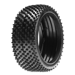 Losi LOSA7760R - 1/8 Step-Pin Tires-Red w/Foam (2)