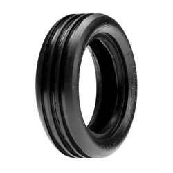 Losi LOSA7202S - Front Tire, Wide Body Rib, Silver (2)