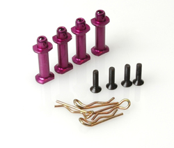 Schumacher U3702 - Alloy Posts; Saddle LiPo (Cougar SV pk4) 