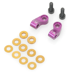 Schumacher U3603 - Alloy Front Blocks; 7.5 deg (CAT SX2) *DISCONTINUED*