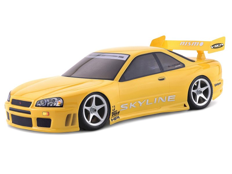 HPI 7409 - 200mm Nissan R34 25GT Clear Body
