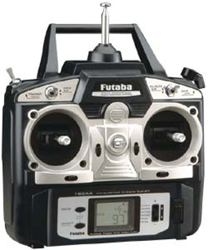 Futaba 6EXA-FM40 - 6-Channel FM Radio (Mode 1) + R136F Receiver + S3003 Servo x4 (Aircraft)