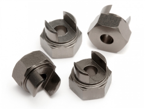 Hot Bodies HB70399 - Alum Hex Hub GunMetal (MiniZilla)