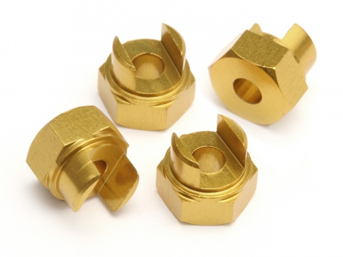 Hot Bodies HB70400 - Alum Hex Hub Gold (MiniZilla)