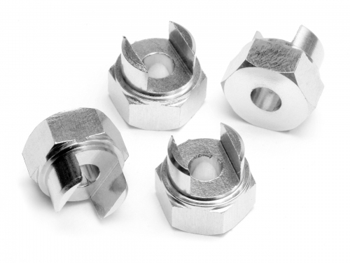 Hot Bodies HB70450 - Alum Hex Hub Silver (MiniZilla)