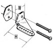 Tettra 1502 - Rudder Horn M (.09 ~ 40 Engine)