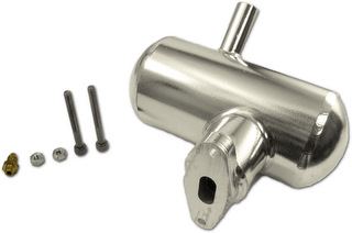 Hatori 222 - 3.5cc Muffler (Shuttle, Baron)