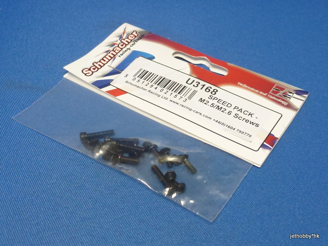Schumacher U3168 Speed Pack M2.5 / M2.6 Screws (Mi5evo, Mi5)