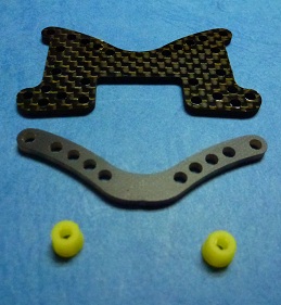 Kawada TUS-04 - Carbon Graphite Front Damper Stay (Kyosho TF2)
