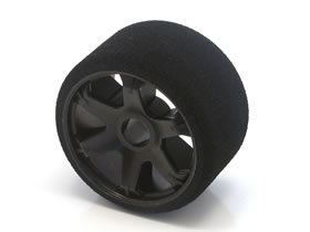 Square SDD-135VHB - Glued & Trued Front Sponge Tire 35-degree (1:12 Pan Car)