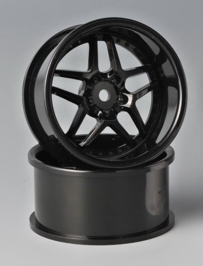 Speed Way Pal PA104-8BL - BLITS BRW03 Black Wheel 8mm OffSet 2pcs