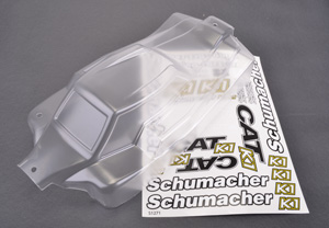 Schumacher U5116 Bodyshell Decals & Window Mask Clear ( Cat K1 )