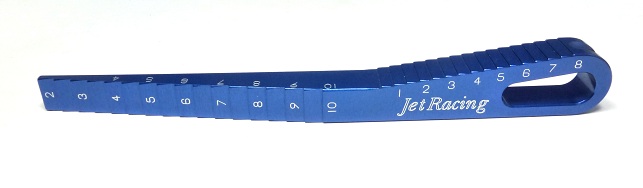Jet Racing T-09B - Droop & Ride Height Gauge Blue