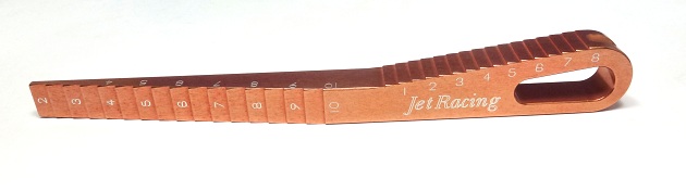 Jet Racing T-09O - Droop & Ride Height Gauge Orange