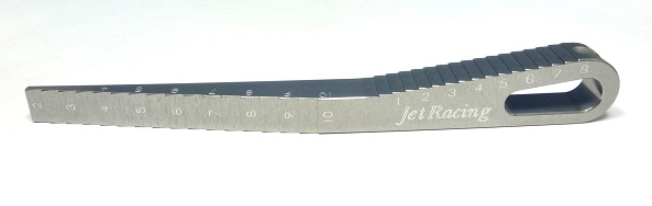 Jet Racing T-09S - Droop & Ride Height Gauge Silver