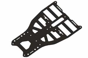 Kawada RSX-1H - High Traction graphite Main Chassis (M300 RSX / RSW / Ltd 2)