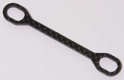 Corally 74778 - Side Links - 2.4 mm Graphite, 2 pcs. (12SL)