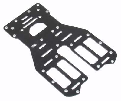 Corally 74802 - Graphite Main Chassis, 4-Cell, Cells Backwards (SP12M)